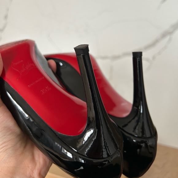 Christian Louboutin Simple Pump 85mm Patent Calf in Black - Picture 7 of 13